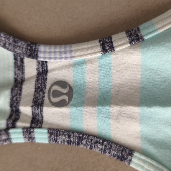 3/$20 Lululemon Striped Racerback Tank Top - Picture 3 of 3